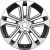 Khomen KHW 1803 7x18 5*108 ET33 DIA60.1 Black-FP Литой