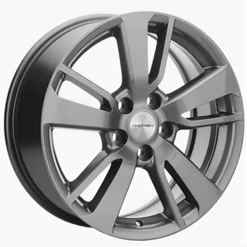 Khomen KHW 1704 7x17 5*108 ET50 DIA63.3 Black-FP Литой