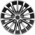 Khomen KHW 1611 6.5x16 5*114.3 ET40 DIA66.1 Black Литой