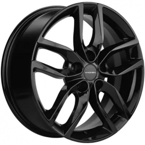Khomen KHW 1708 6.5x17 5*108 ET33 DIA67.1 Black-FP Литой