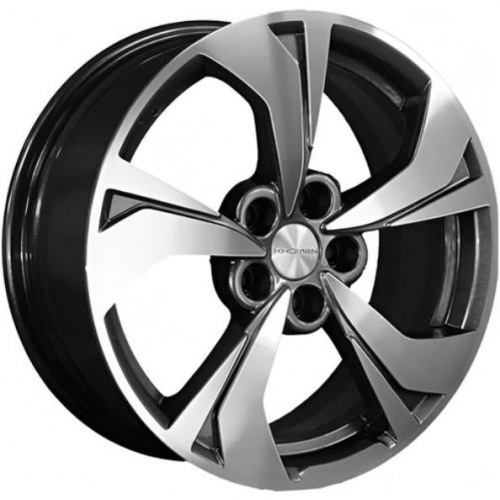 Khomen KHW 1724 7x17 5*114.3 ET45 DIA67.1 Black-FP Литой