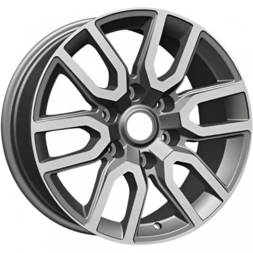 Khomen KHW 1723 8x17 6*139.7 ET25 DIA106.1 Gray-FP Литой