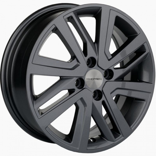 Khomen KHW 1609 6x16 4*100 ET37 DIA60.1 Gray Литой