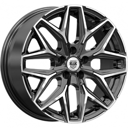 K&K Ариус 7x17 5*108 ET32 DIA65.1 Алмаз черный Литой